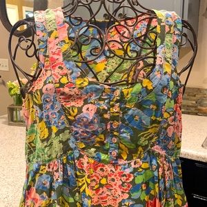Anthropologie Lil Sleeveless Blouse (size 6)
